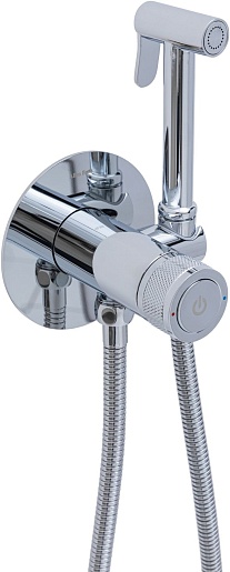 Allen Brau Смеситель с гигиеническим душем Liberty 5.33005-00 (с внутренней частью) хром – картинка-7